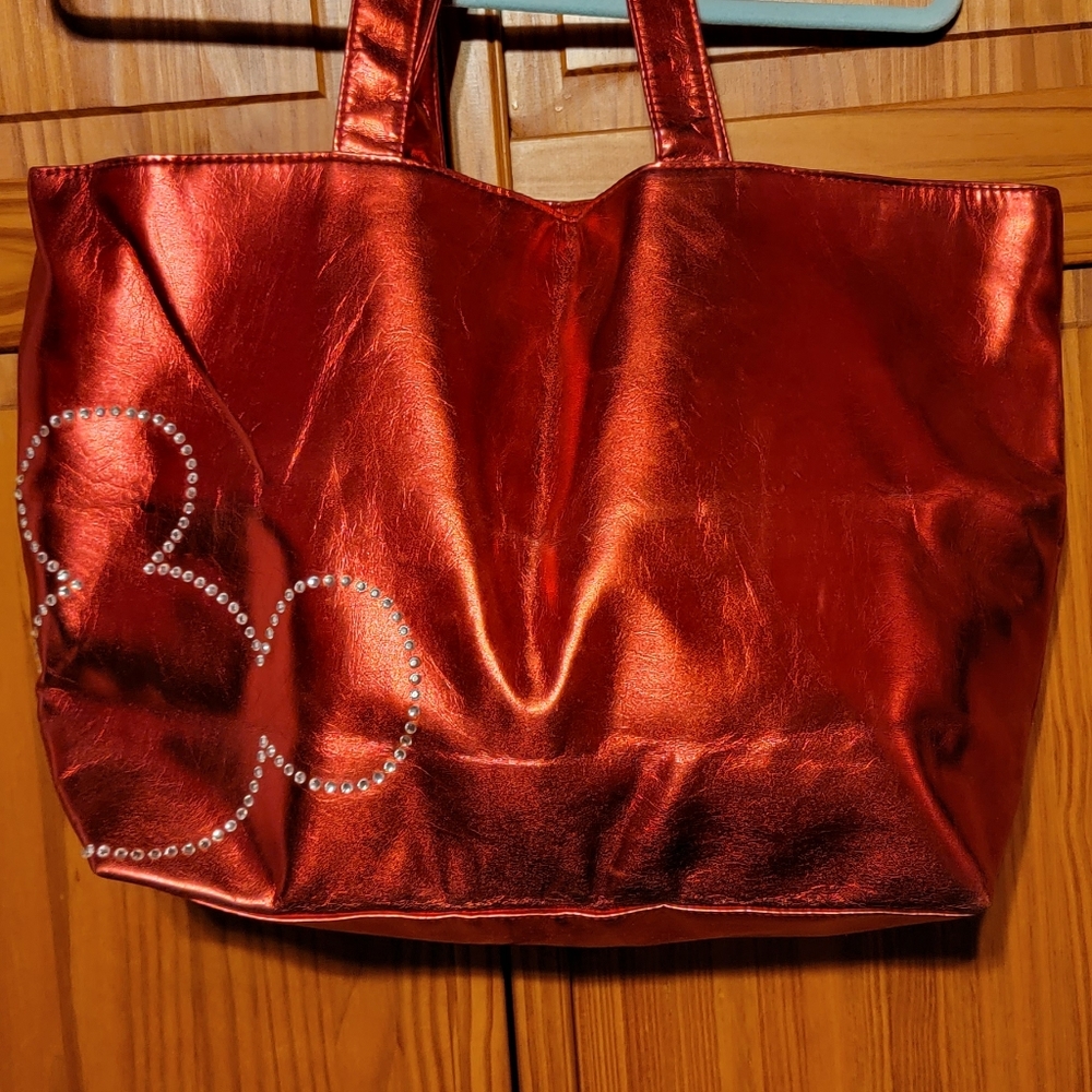 NWOT Red Metallic Mickey Tote (Disney Parks Exclusive)